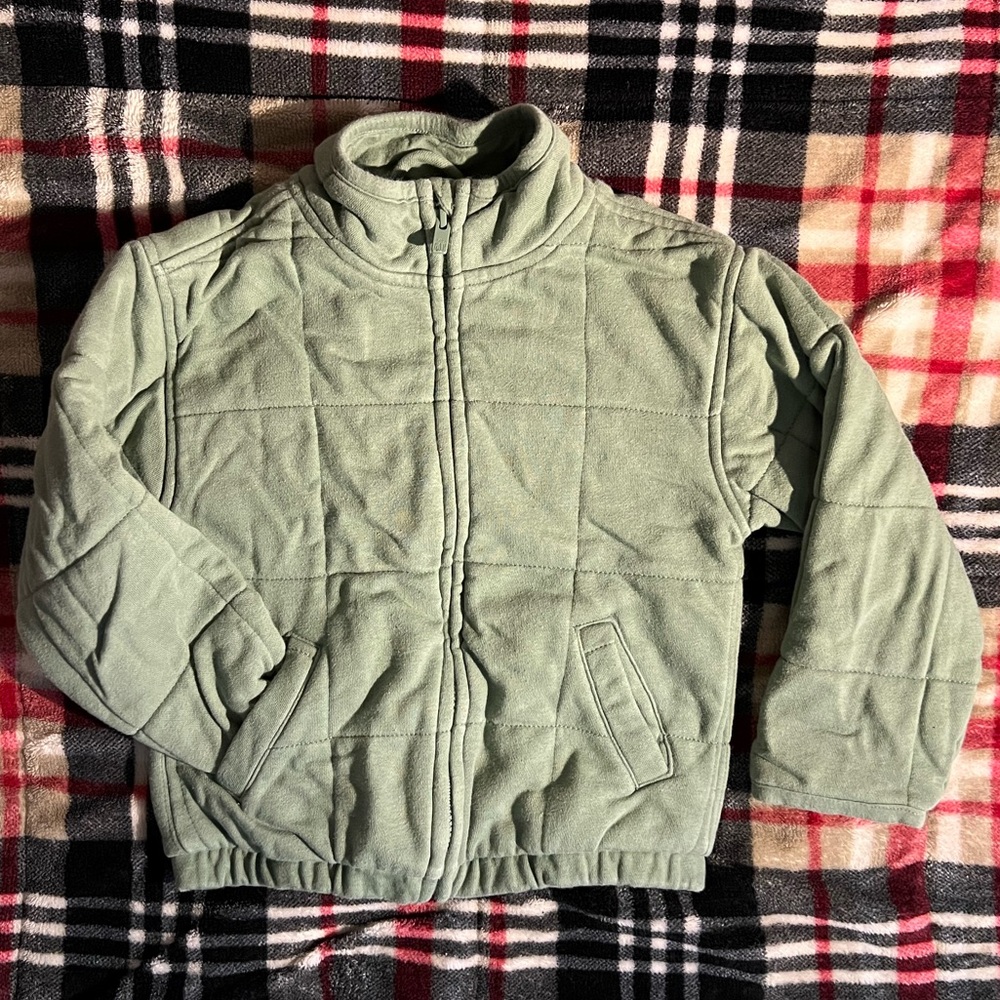 GAP Green Quilted Jacket - Size 5
